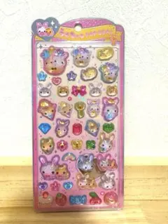 フワフワらびちゃん うるちゅるPOPシール