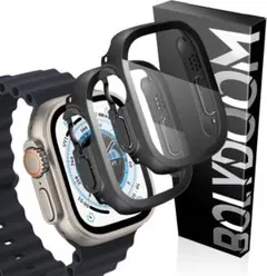 Apple Watch Ultra 49mm ケース　アップルウォッチ　カバー黒
