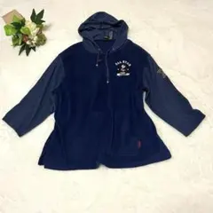 90s 古着ヴィンテージ ディズニー 【2L】 ミッキーマウス フリースパーカー