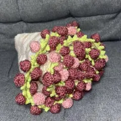 ミニバラの花束ブランケット‪︎✿