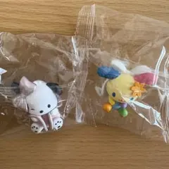 サンリオ バレエリボンフィギュア ポチャッコ ウサハナ 2点セット