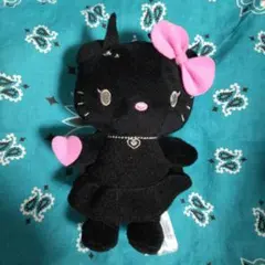 サンリオ　ハローキティ　マスコット　XOXOギャル　セガ　黒　ブラック　悪魔