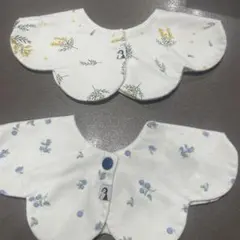 konny コニー花柄と果物柄のスタイ 2枚セット