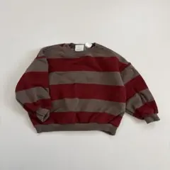 zara ボーダートレーナー