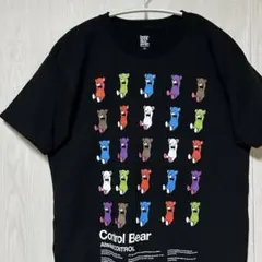 graniph グラニフ コントロールベア カラフル プリント Tシャツ 黒 Mのサムネイル