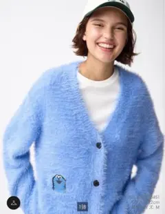 【GU】オーバーサイズカーディガン パペットスンスン M