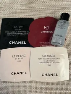 シャネル　化粧品サンプル5点　化粧水　美容液　クリーム　ベース　ファンデーション