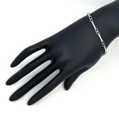 エムケーミッシェルクラン　ラインストーンブレスレット　シルバー　silverのサムネイル