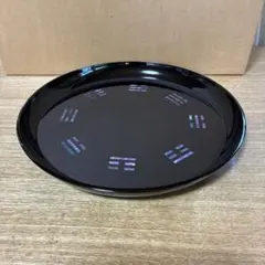 ほぼ未使用 茶道具 木製黒真塗 螺鈿細工 青貝 八卦盆 丸盆 元箱 - メルカリ