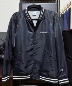 Champion ナイロンジャケット 黒 Mサイズ