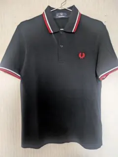 フレッドペリー ポロシャツ 黒 Made in England 36