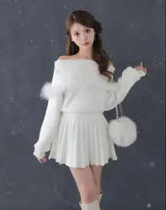 M me eme スクエアネックパフミニワンピース M me eme スクエアネックパフミニワンピース - メルカリ