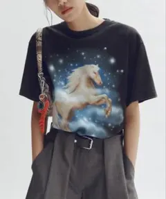 ステラマッカートニー H&M コラボ レーストリムTシャツドレス Sサイズ