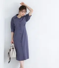新品　PROPORTION BODY DRESSING シャツワンピース