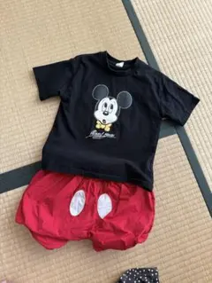 ミッキーマウス Tシャツ・パンツ セットアップ 100cm リトシー