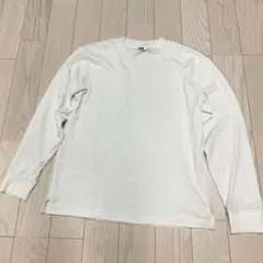 UNIQLO ユニクロ エアリズムコットンクルーネックTシャツ 長袖 ホワイト