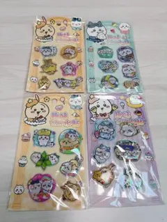 ちいかわ　ウォーターシール4枚セット♡