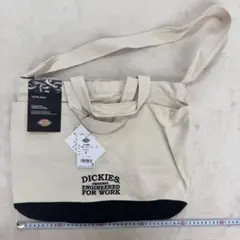 【新品タグ付】ディッキーズ ショルダーバッグ トートバッグ ネイビー 綿100%
