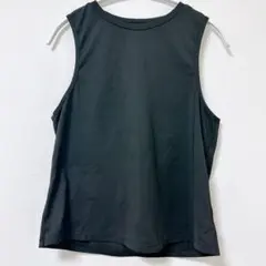 美品 SHEIN 【S】ブラック ノースリーブ トップス スタイリッシュ