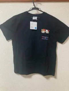 モンチッチ ハローキティ コラボTシャツLサイズブラック新品タグ付き即決