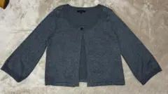 m.f. editorial グレー 七分袖カーディガン Mのサムネイル
