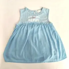 レピピアルマリオ 水色 XS Tシャツ チュニック 切り返し ノースリーブ
