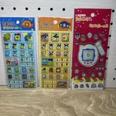 り*♪様 N78❤️新作 たまごっち タイルシール 2種類 キラキラシール2白