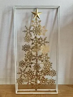 クリスマスツリー 飾り 金色のサムネイル