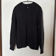 UNIQLO スウェットシャツ/／Sサイズ ／ブラック