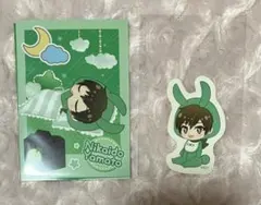 アイナナ ベビコミュ フォトカード フォトカ ステッカー 二階堂大和 2点