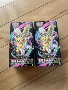ポケモンカードゲーム MEGAドリームex 2BOXシュリンクなし