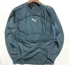 グレーネイビー　プーマ PUMA ジャケット 防寒 ウィンタライズハイブリッドL
