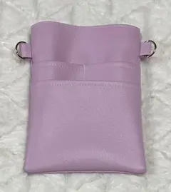 ナースポーチ・オーガナイザー（ハンドメイド） 合皮・パープルピンク