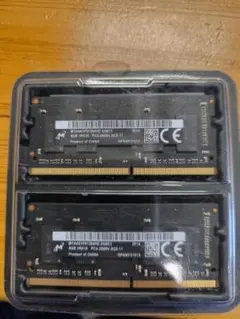 Micron製 DDR4 SO-DIMM PC用メモリ 4GB×2枚セット