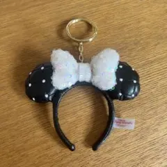 東京ディズニーリゾート ミニーマウス キーホルダー　カチューシャ　ブラックパール