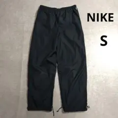 NIKE　ウインドブレーカーパンツ　ブラック　シャカシャカ　Sサイズ