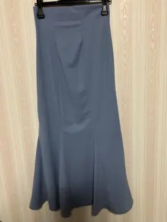 GRL マーメイドロングスカート ブルー M