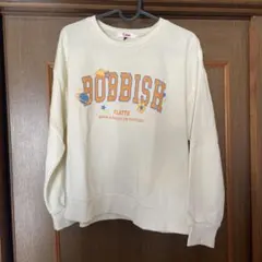 PINK latte BOBBISH グラフィックトレーナー クリーム色
