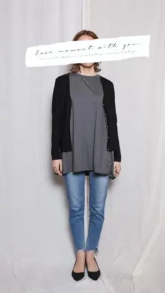 INGNI 黒ニットカーディガン