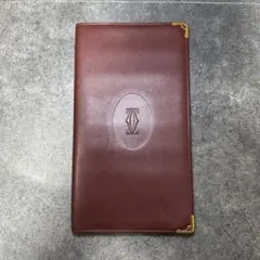 【Cartier】カルティエ マストライン ボルドー 長財布 本革 ヴィンテージのサムネイル