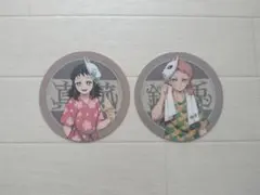 極楽湯 鬼滅の刃コラボ 錆兎 真菰 コースター