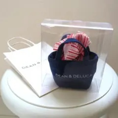 【新品】DEAN & DELUCA ホリデーミニトート ラピスブルー ネイビーのサムネイル