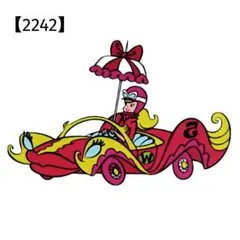 【2242】 防水 ステッカー Wacky Races ペネロッピー 車 装飾
