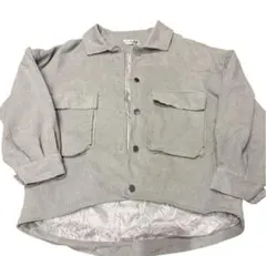 グレー コーデュロイ ジャケット