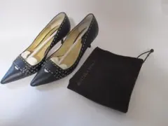 BOTTEGA VENETA パンプス ブラック ステッチ size35のサムネイル
