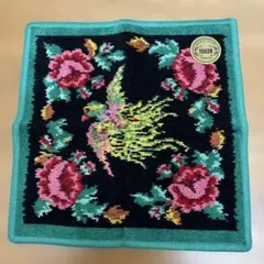 FEILER 花と鳥の刺繍 タオルハンカチ