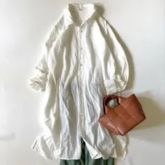 美品】プランテーション シュリンク加工 ポコポコ プルオーバー
