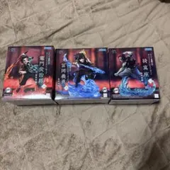 鬼滅の刃　XrossLink 竈門炭治郎　冨岡義勇　猗窩座　フィギュア　セット