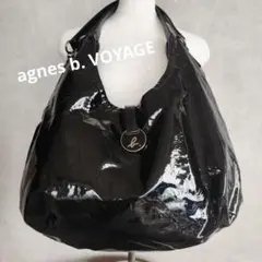 agnes b. VOYAGE ショルダーバッグ エナメル 2way 大容量のサムネイル