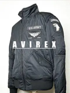 ②AVIREX ジャケット【L】TOPGUN◇MA-1 ninjaハーレーgpz